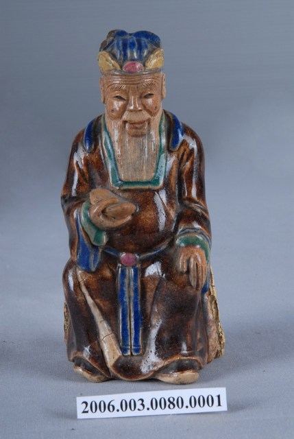 交趾陶福德正神神像 (共3張)