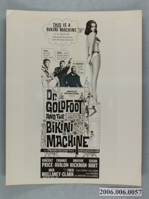《Dr.GOLOFOOT AND THE BiKiNi MACHINE》電影宣傳單 (共1張)
