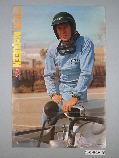 史提夫．麥昆與瑪麗蓮夢露雙面明星海報 (共2張)