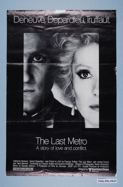《The Last Metro》英文電影宣傳海報 (共1張)