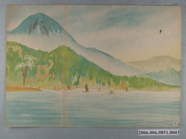 臺灣紙芝居協會表紙紙芝居《リゴール総督・山田長政》第4景 (共2張)