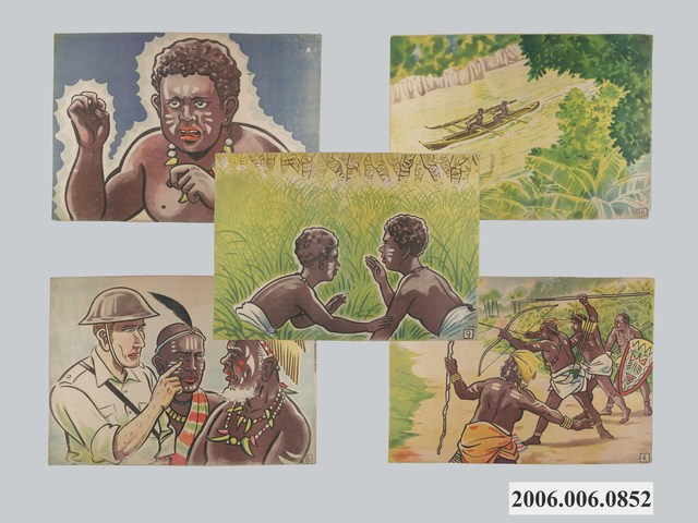 臺灣紙芝居協會表紙《深山林內的日章旗》 (共1張)