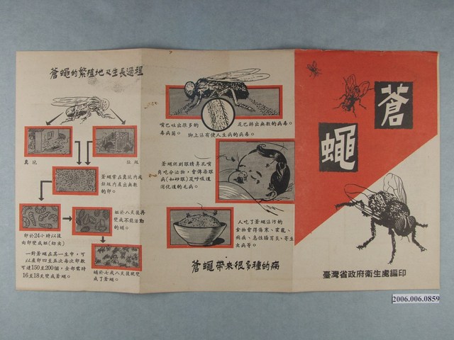 消滅蒼蠅宣傳單 (共4張)