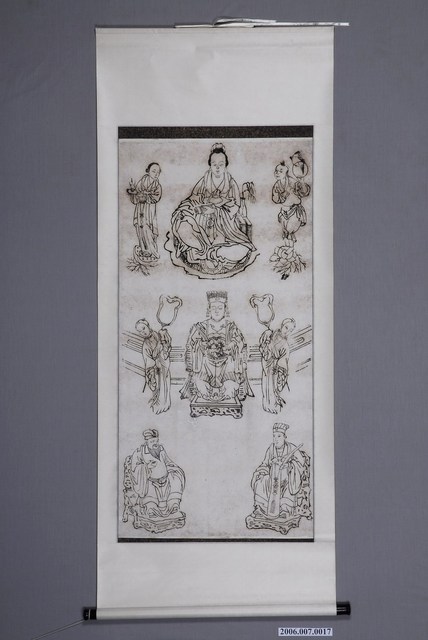 觀音媽聯版畫掛軸 (共1張)