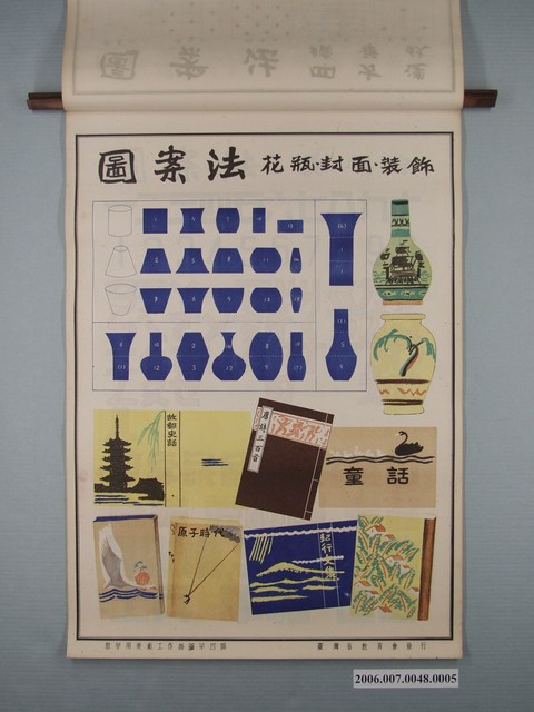 臺灣省教育會發行《教學用美術工作掛圖》圖案法 (共1張)