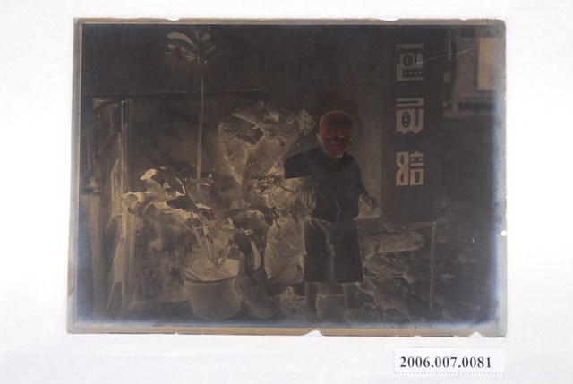 孩童全身照玻璃底片 (共2張)