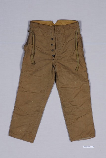 橄欖綠棉質男性長褲 (共8張)