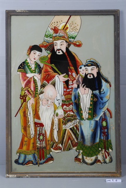 福祿壽玻璃畫神明彩 (共1張)