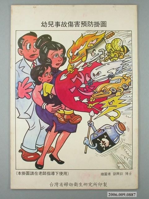 劉興欽繪幼兒事故傷害掛圖 (共1張)