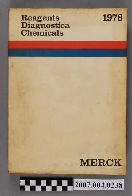 E. 默克出版《化學試劑診斷》1978年版 (共4張)