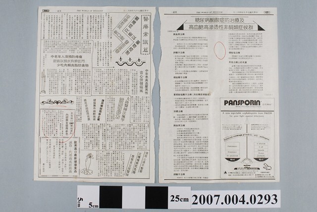 《醫藥新聞周刊》民國79年4月2日第3至6版 (共2張)