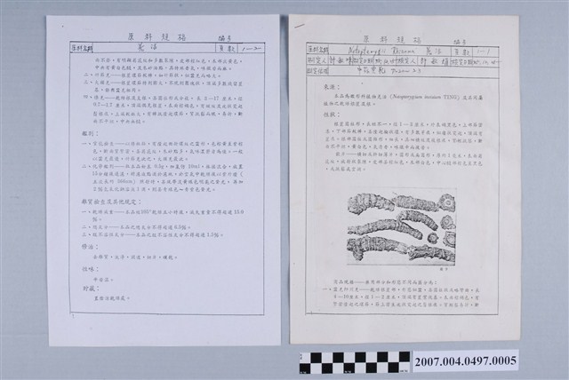 羌活原料規格 (共4張)