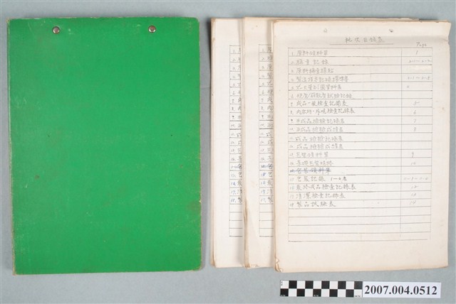 三和藥廠十八銅人行氣散批次文檔 (共5張)