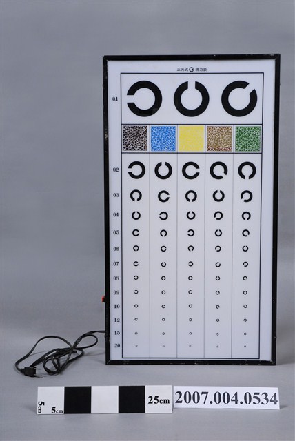 正光式視力表 (共7張)