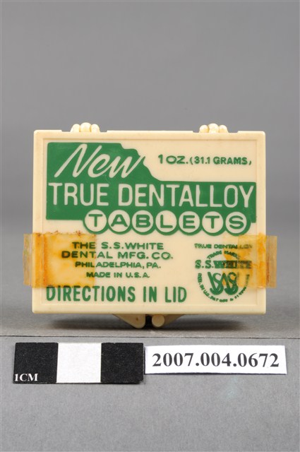美國製S.S.WHITE牙科NEW TRUE DENTALLOY TABLETS (共8張)