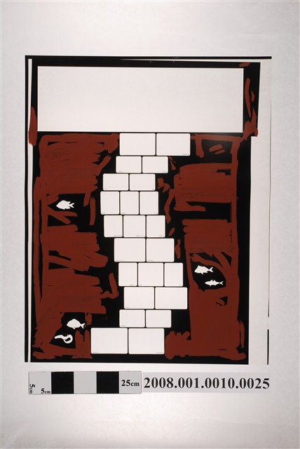 〈東北角海岸國定風景特定區〉製版網片背面 (共2張)