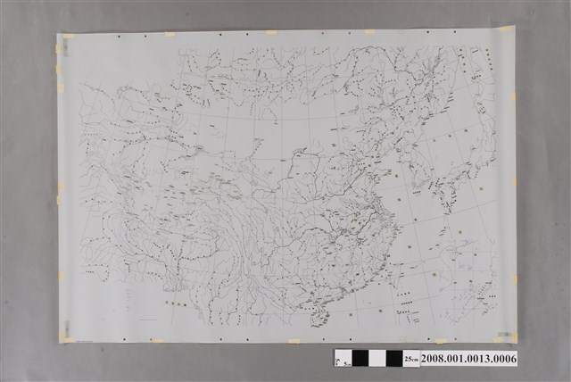 〈中華民國〉製版膠片水文藍版 (共2張)
