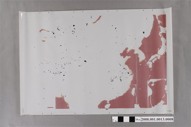 〈中華民國〉製版膠片海域及湖泊 (共2張)