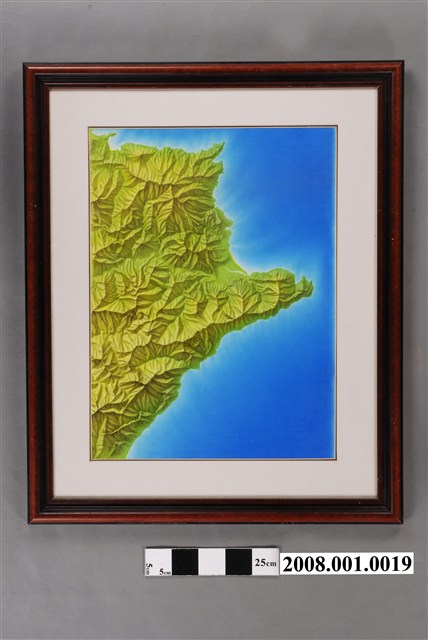 〈東北角海岸國定風景特定區〉地形暈渲 (共4張)