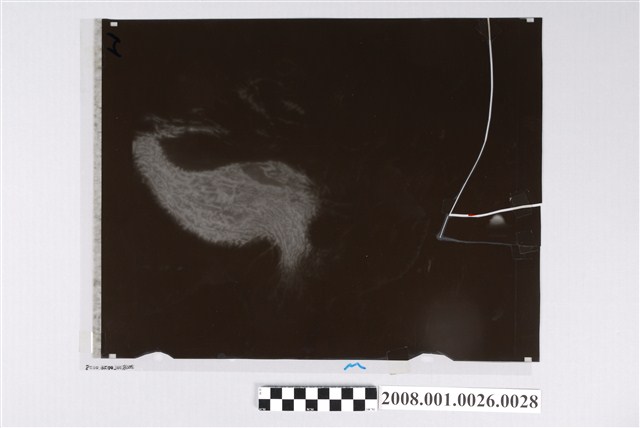 中華民國地圖製版陰片地形暈渲紅版 (共2張)