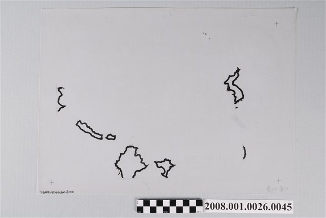 中華民國地圖製版膠片影線1 (共2張)