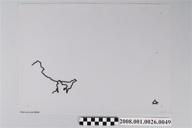 中華民國地圖製版膠片影線5 (共2張)