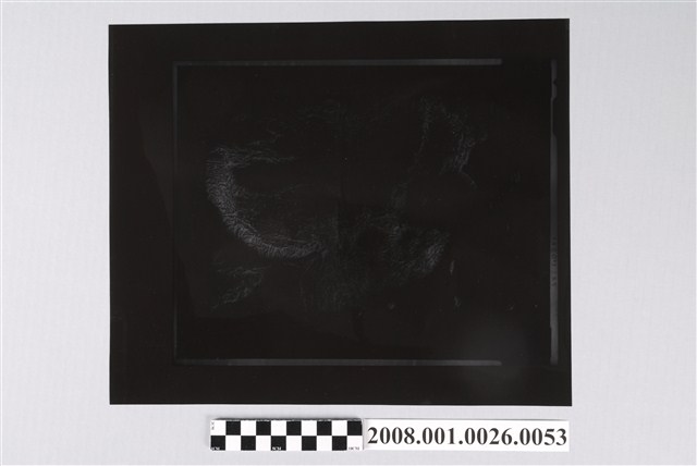 中華民國地圖製版陰片地形暈渲放大204％ (共2張)