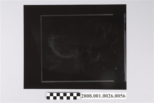 中華民國地圖製版陰片地形暈渲放大204％ (共2張)