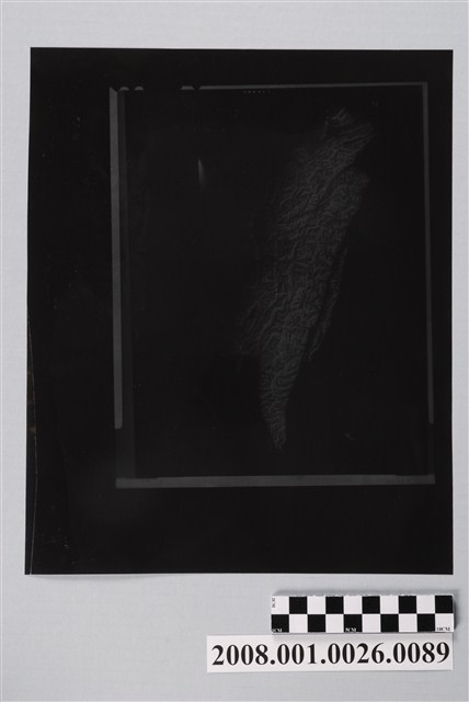 〈臺灣地區〉製版陰片地形暈渲 (共2張)