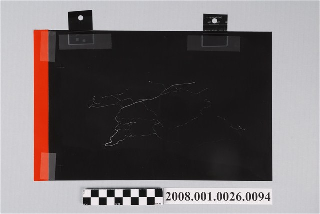 〈手繪墾丁鳥瞰圖〉製版陰片道路 (共2張)