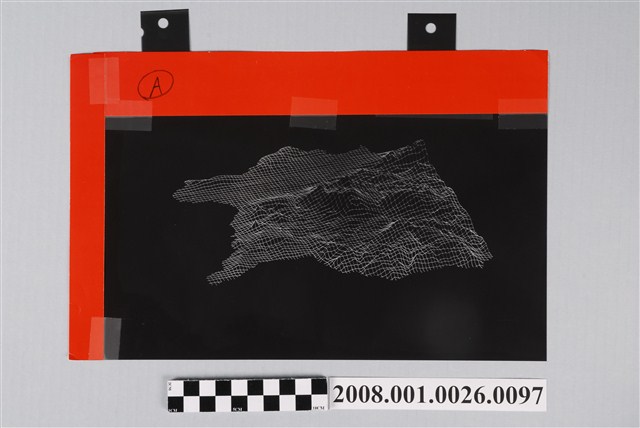 〈手繪墾丁鳥瞰圖〉製版陰片漁網圖 (共2張)