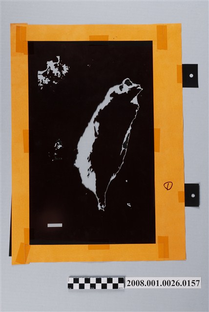 〈臺灣地區〉製版陰片地形分層設色1 (共2張)