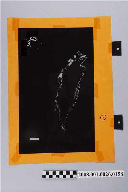 〈臺灣地區〉製版陰片地形分層設色2 (共2張)