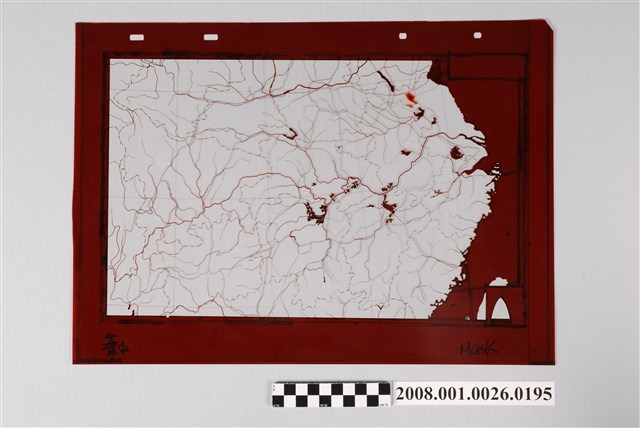 華中地區地圖製版遮光片 (共2張)