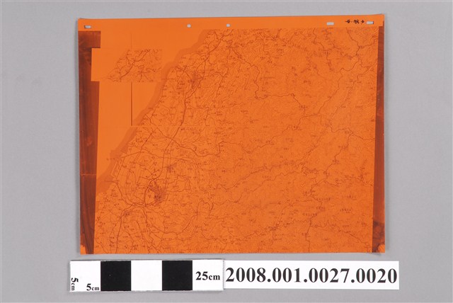 〈臺灣地區〉製版膠片4苗中地區 (共2張)