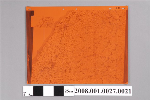 〈臺灣地區〉製版膠片4苗中地區 (共2張)
