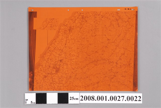 〈臺灣地區〉製版膠片4苗中地區 (共2張)