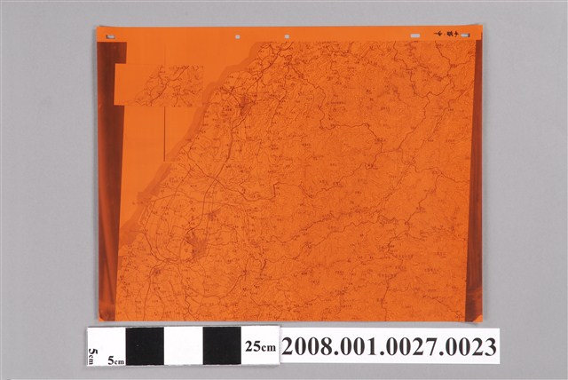 〈臺灣地區〉製版膠片4苗中地區 (共2張)