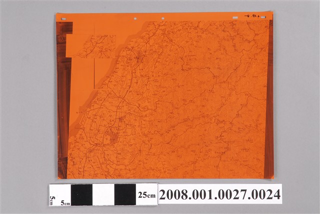 〈臺灣地區〉製版膠片4苗中地區 (共2張)