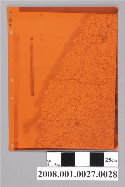 〈臺灣地區〉製版膠片5彰雲地區 (共2張)