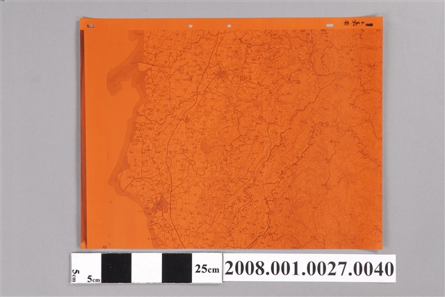 〈臺灣地區〉製版膠片8嘉南地區 (共2張)