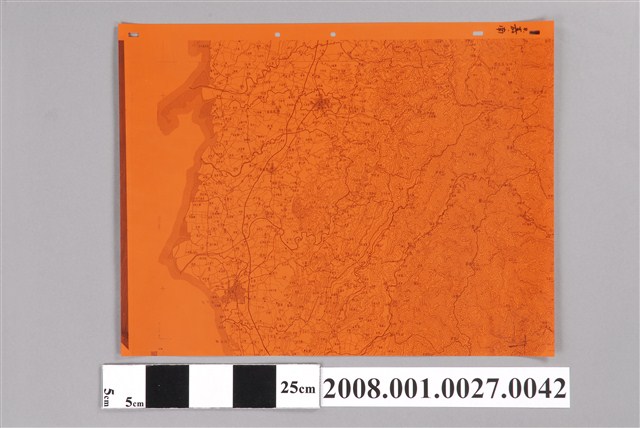 〈臺灣地區〉製版膠片8嘉南地區 (共2張)