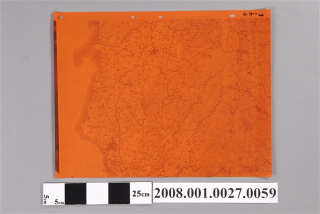 〈臺灣地區〉製版膠片8嘉南地區 (共2張)