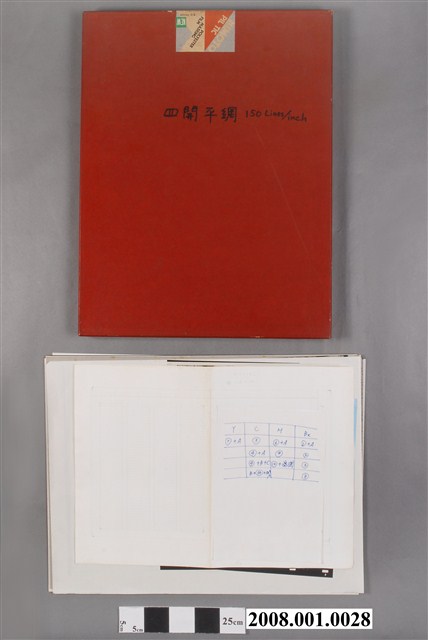 四開平網膠片一批 (共5張)