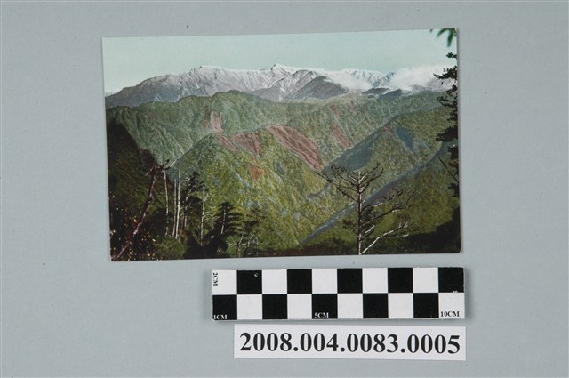 小出商行印製新高山及阿里山 (共2張)