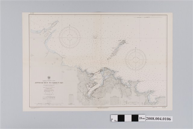 美國海軍水道局〈基隆港附近〉 (共2張)