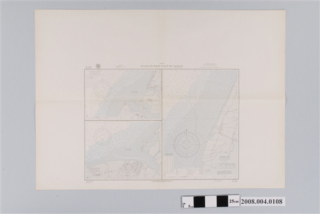 美國海軍水道局〈臺灣西海岸諸港：舊港、中港、新高港〉 (共2張)