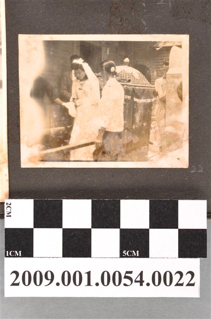 陸季盈五弟媳陸林椒花結婚迎娶照 (共1張)