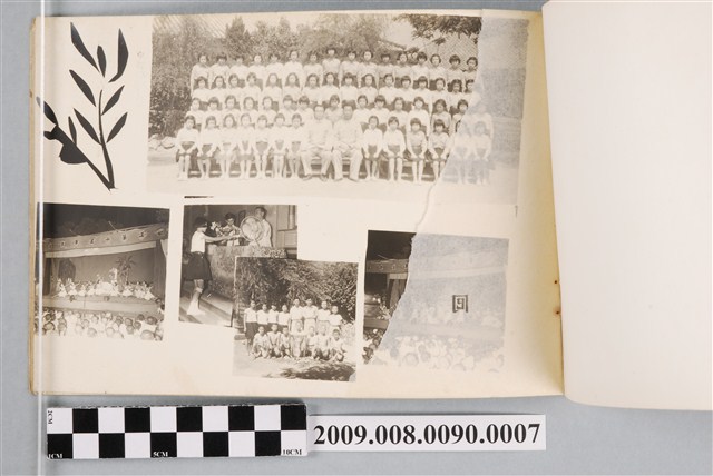 臺南市永福國民學校六年壬班畢業團體照及校園活動照 (共3張)