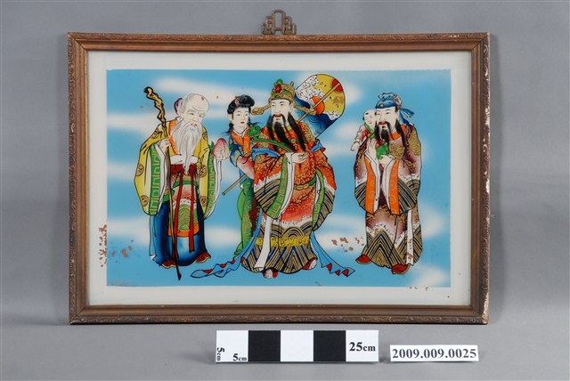 福祿壽玻璃畫神明彩 (共3張)